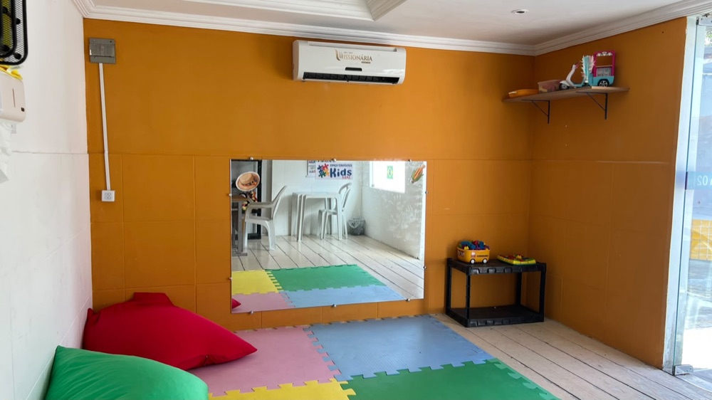 Sala de atendimento do Espaço Terapêutico Kids MAE
